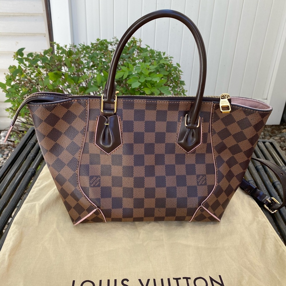 💗Louis Vuitton Caissa PM Rose Ballerine Damier - Picture 2 of 16